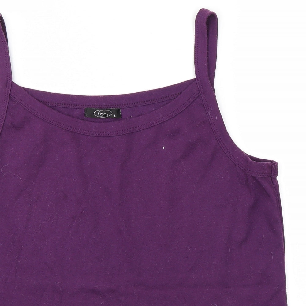 BM Womens Purple   Camisole Blouse Size L