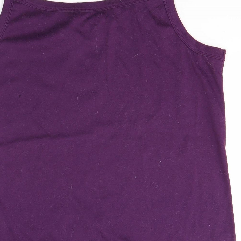 BM Womens Purple   Camisole Blouse Size L