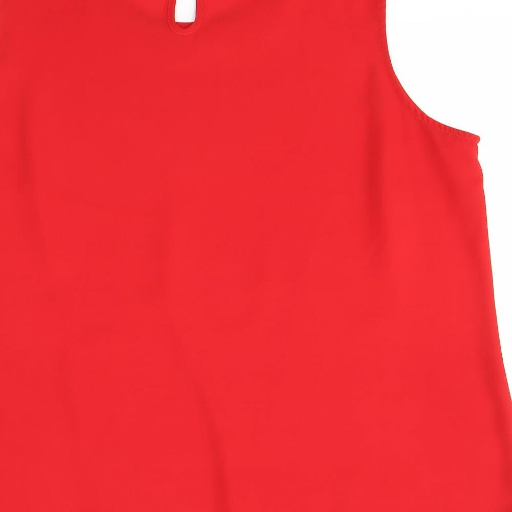 Klass Womens Red   Basic Blouse Size 18