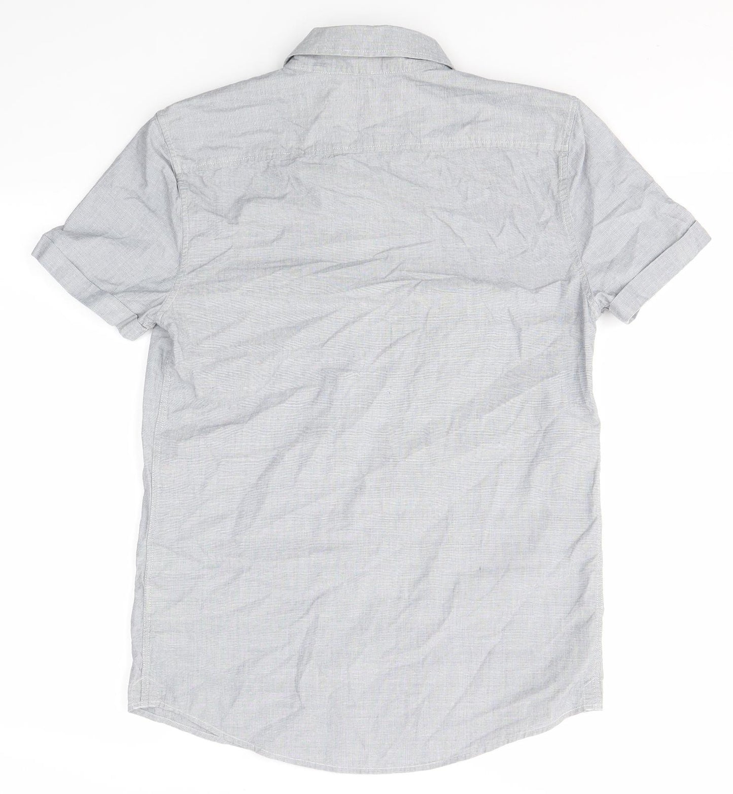 Jack Wills Mens Grey    Button-Up Size XS