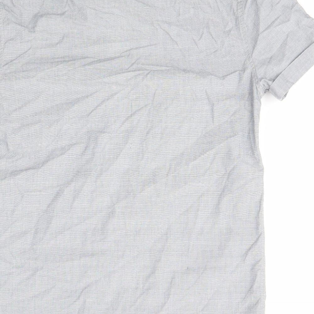 Jack Wills Mens Grey    Button-Up Size XS