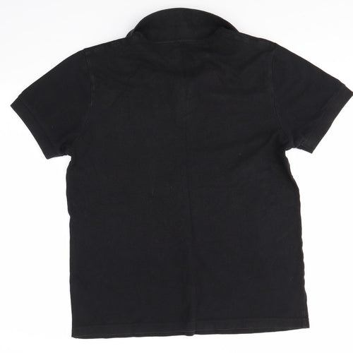George Mens Black    Polo Size M  - The Lockkeepers Rest