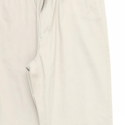 Tech Womens Beige   Bootcut Jeans Size 34 in L29 in - Short