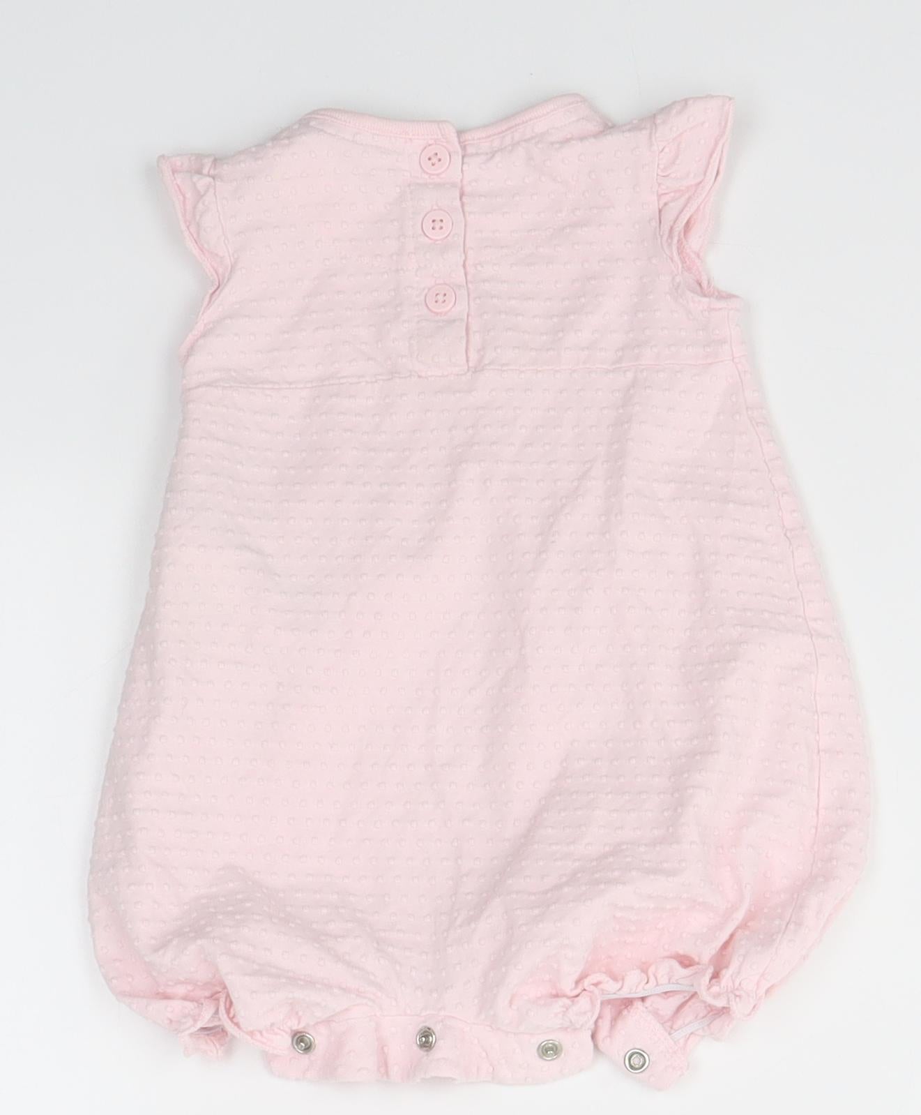 Jasper Conran Baby Pink   Babygrow One-Piece Size 0-3 Months