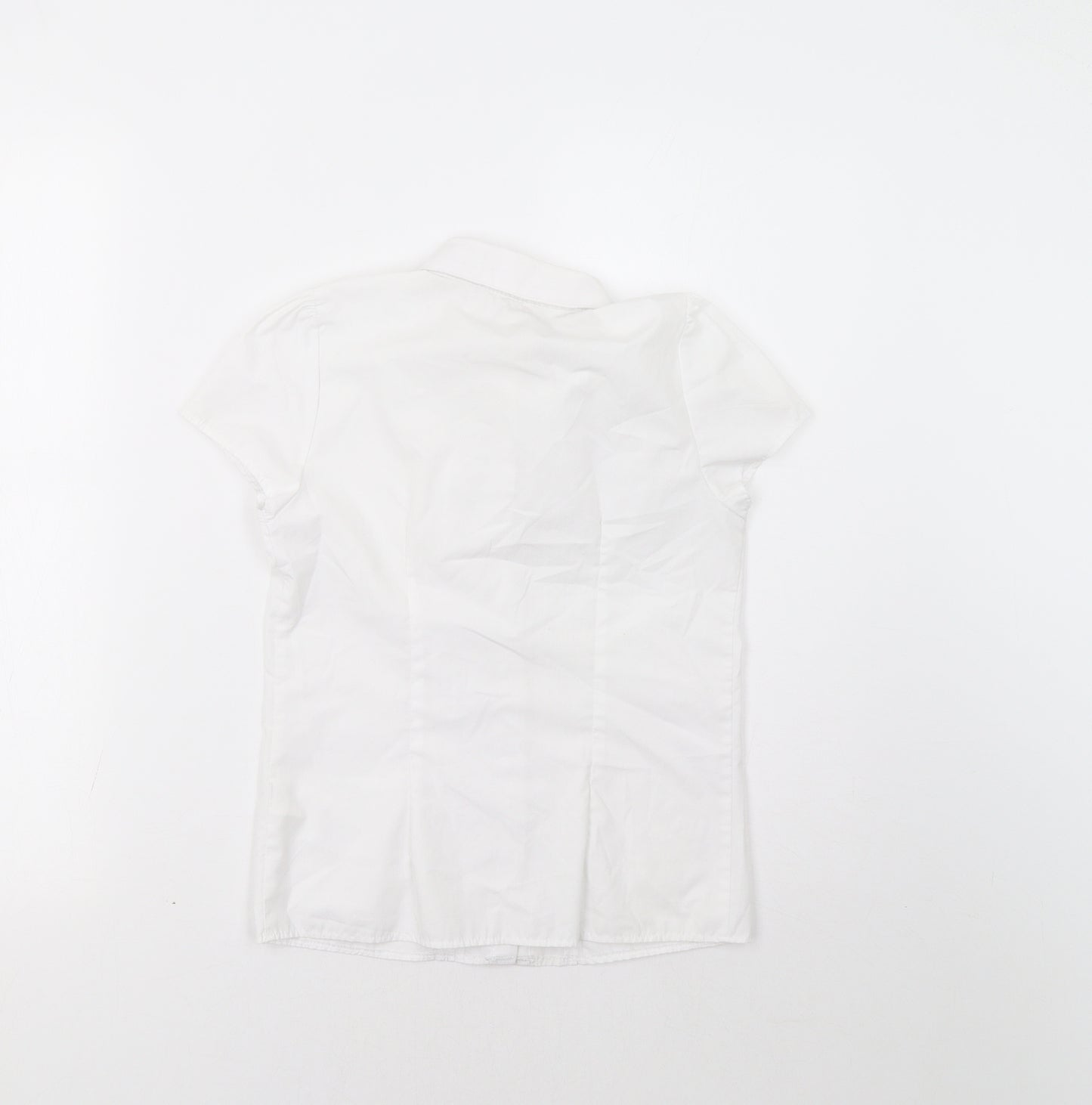 F&F Girls White   Basic Button-Up Size 9-10 Years