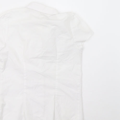 F&F Girls White   Basic Button-Up Size 9-10 Years