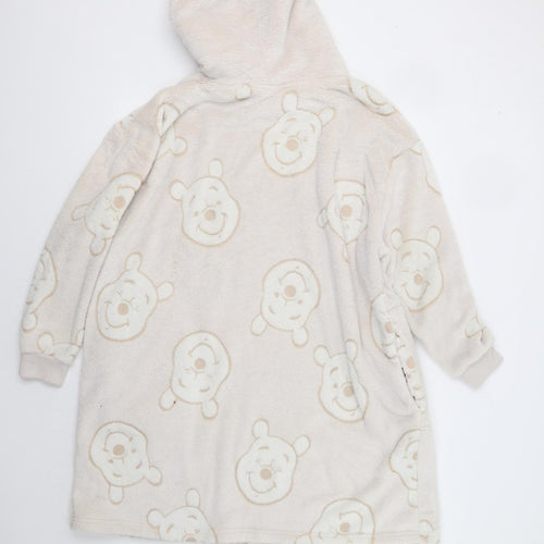Primark Womens Beige  Fleece Kaftan Robe Size L  - Winnie The Pooh