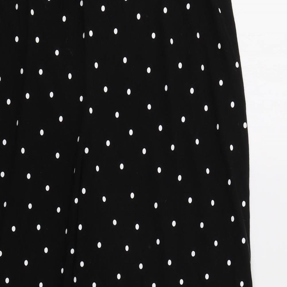 H&M Womens Black Polka Dot   Pyjama Pants Size XL