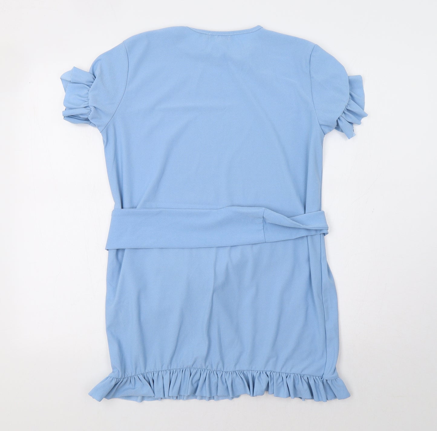 I SAW IT FIRST Womens Blue   Basic Blouse Size 10