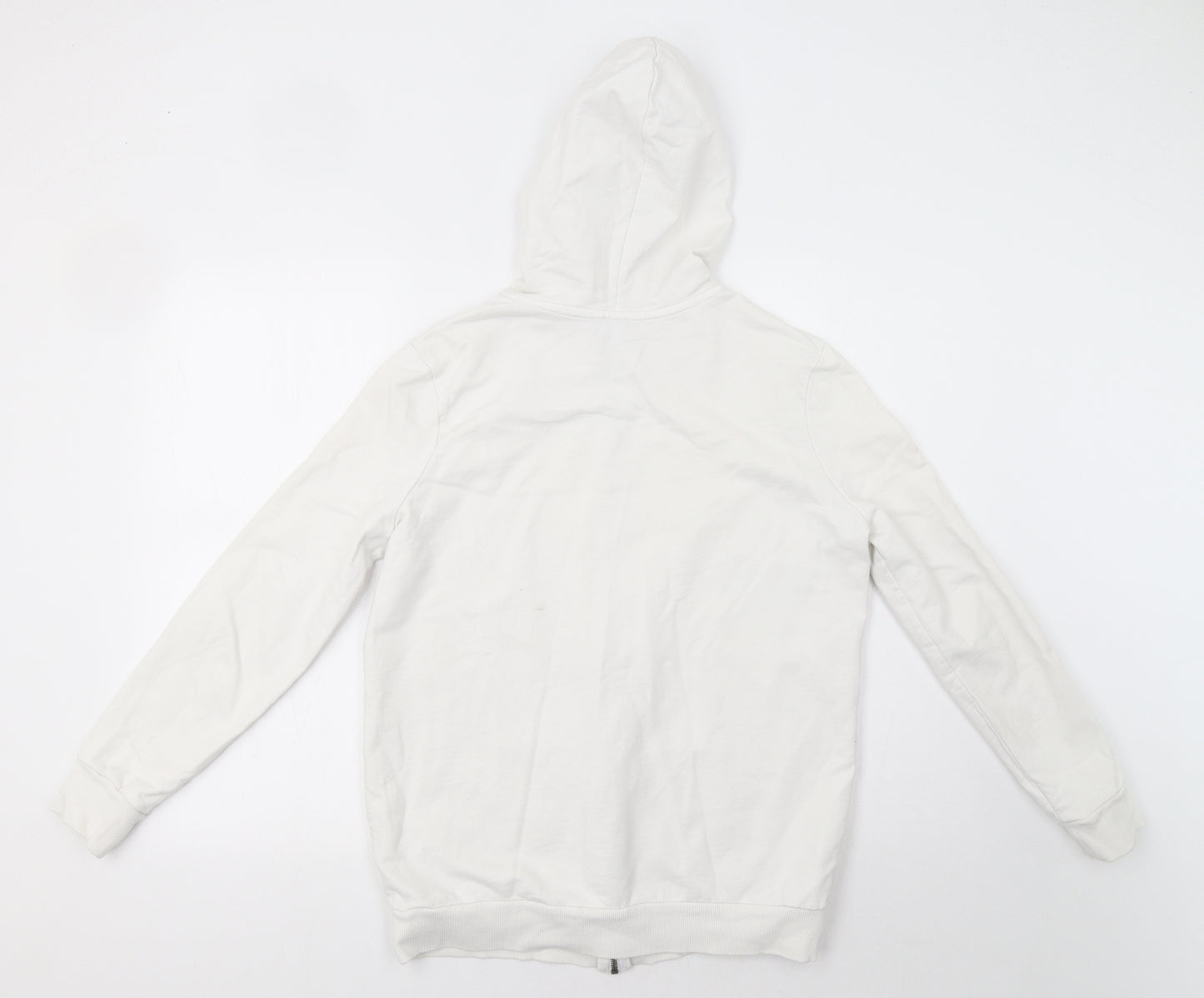 ASOS Womens White   Full Zip Hoodie Size 10
