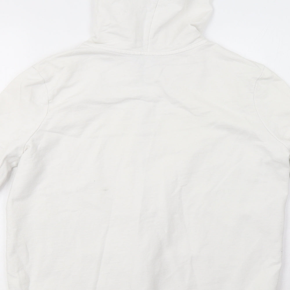 ASOS Womens White   Full Zip Hoodie Size 10