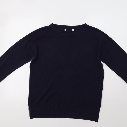 NEXT Womens Blue   Henley Jumper Size M