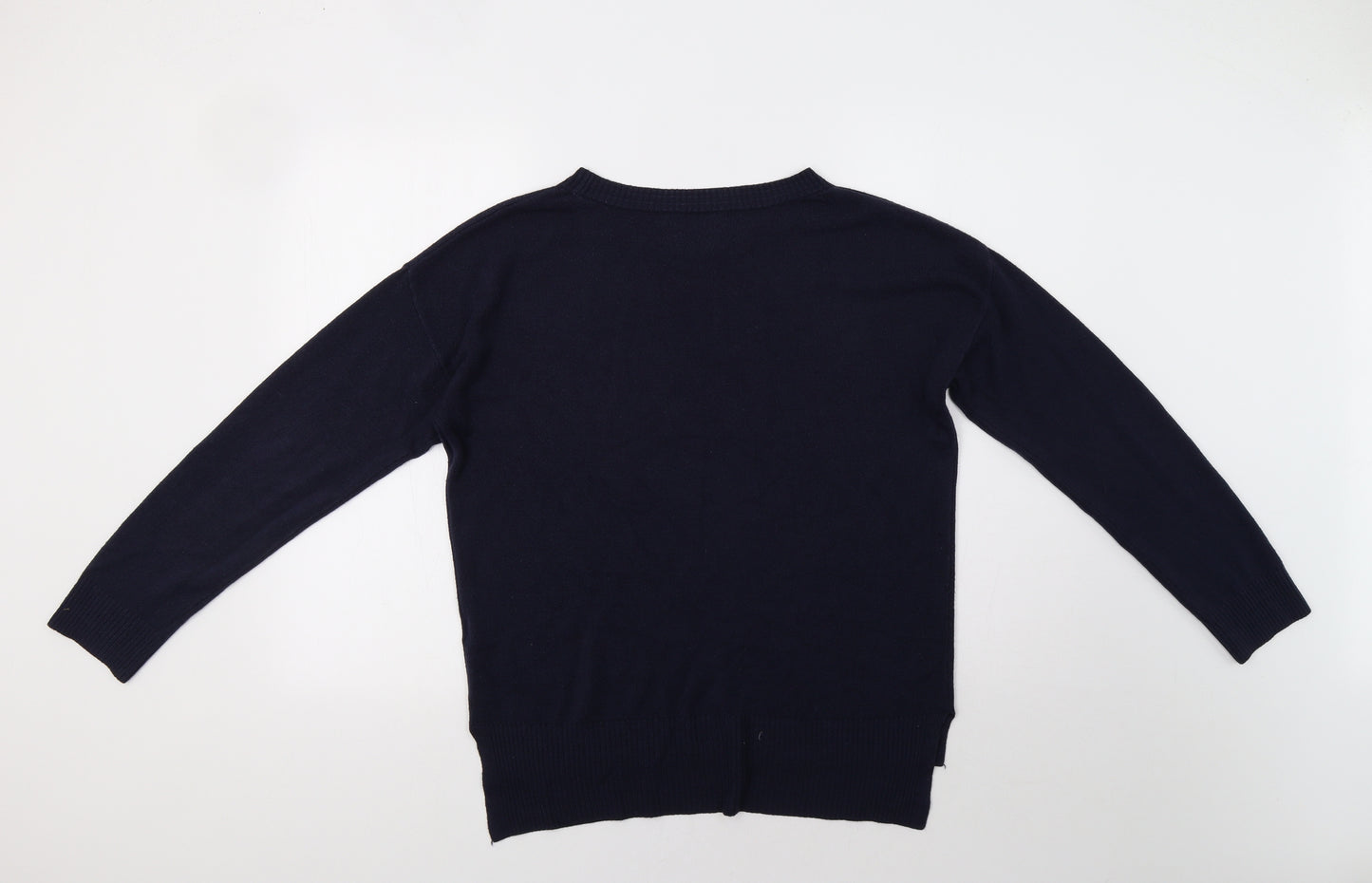 NEXT Womens Blue   Henley Jumper Size M