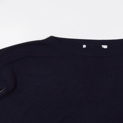 NEXT Womens Blue   Henley Jumper Size M