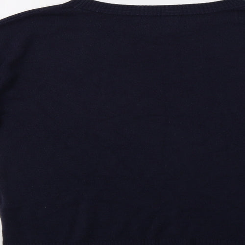 NEXT Womens Blue   Henley Jumper Size M