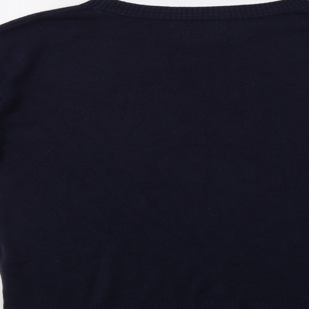NEXT Womens Blue   Henley Jumper Size M