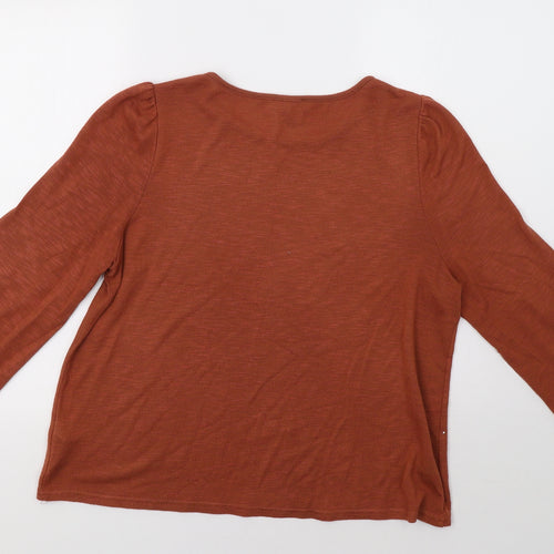 New Look Womens Brown   Pullover Jumper Size L