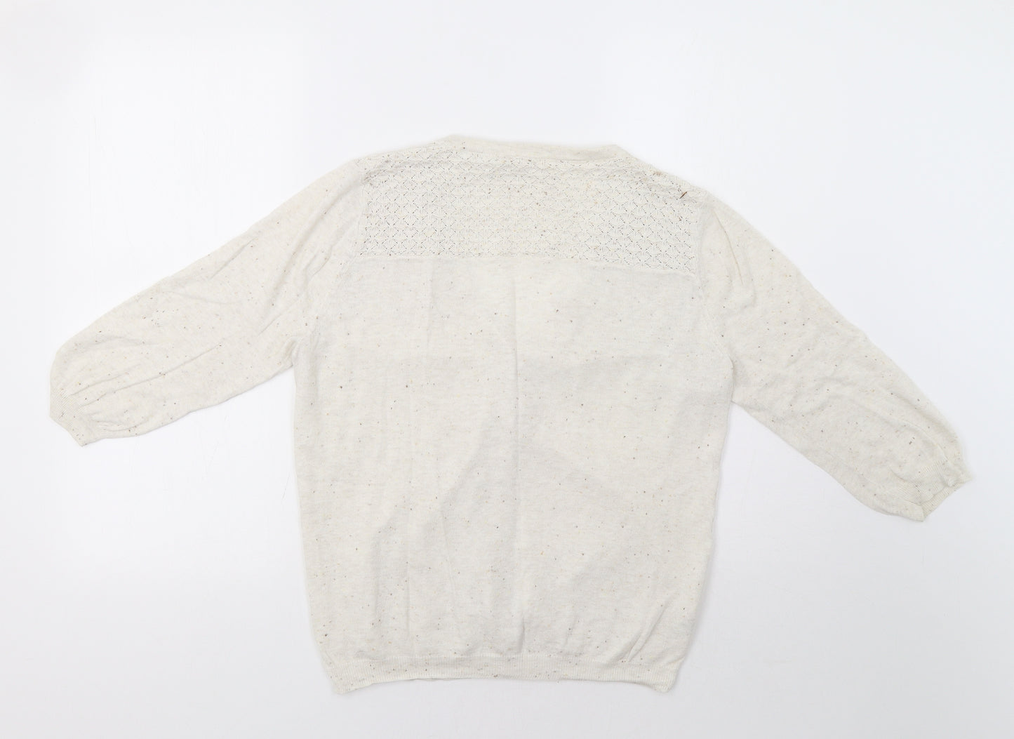 Falmer Womens Beige   Cardigan Jumper Size 14