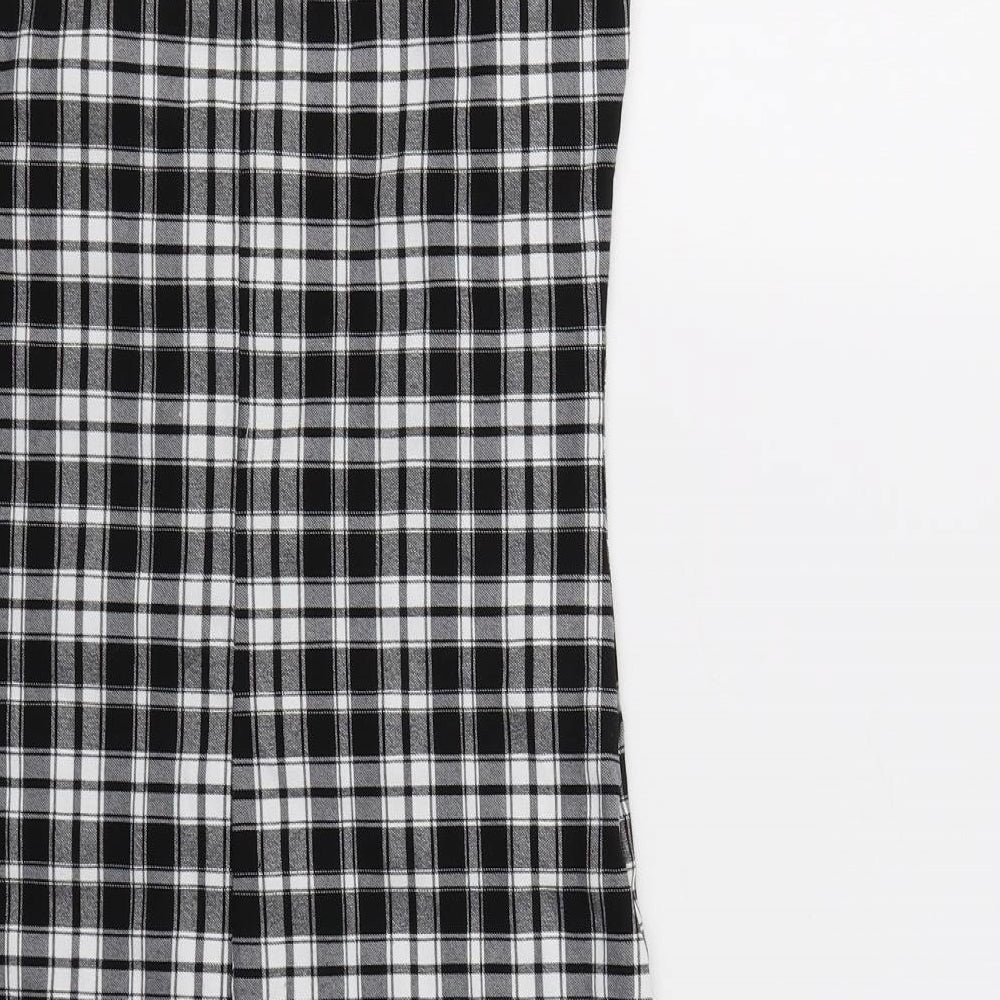 New Look Girls Black Check  Tank Dress  Size 12-13 Years