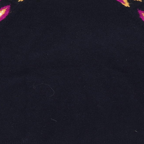 TU Womens Blue Argyle/Diamond  Pullover Jumper Size 10