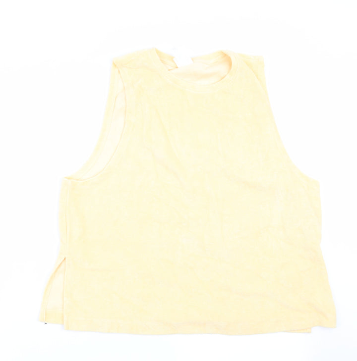 H&M Womens Yellow Pyjama Top Size 10