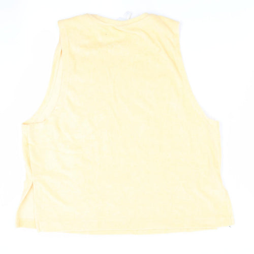 H&M Womens Yellow    Pyjama Top Size 10