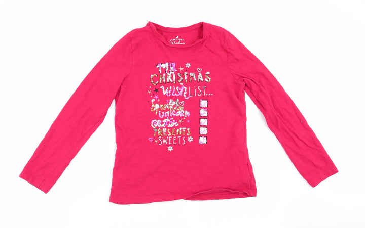 Florence and Fred Girls Red Solid Pyjama Top Size 10-11 Years - My Christmas wish list ...