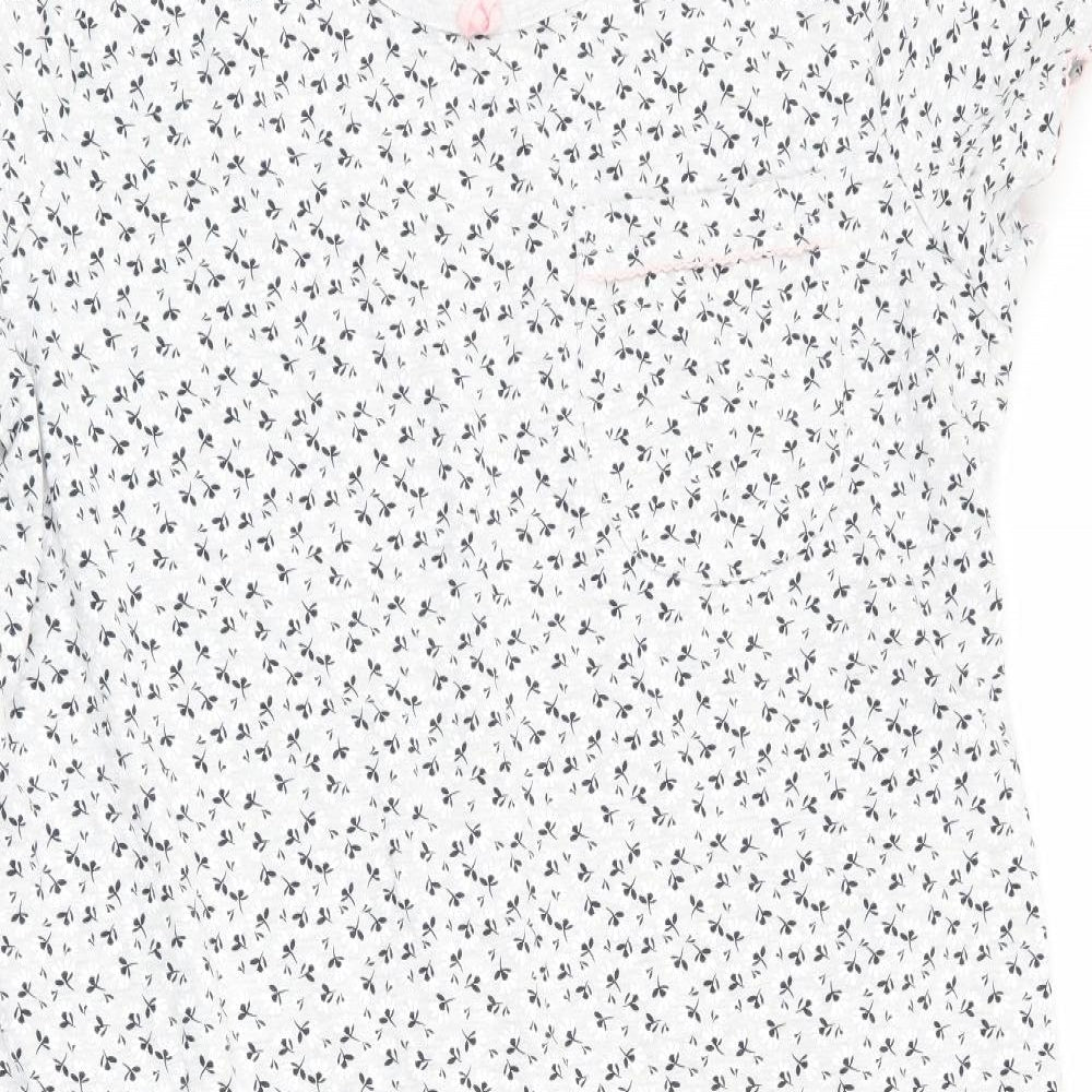 Nutmeg Womens Grey Floral   Dress Size 16