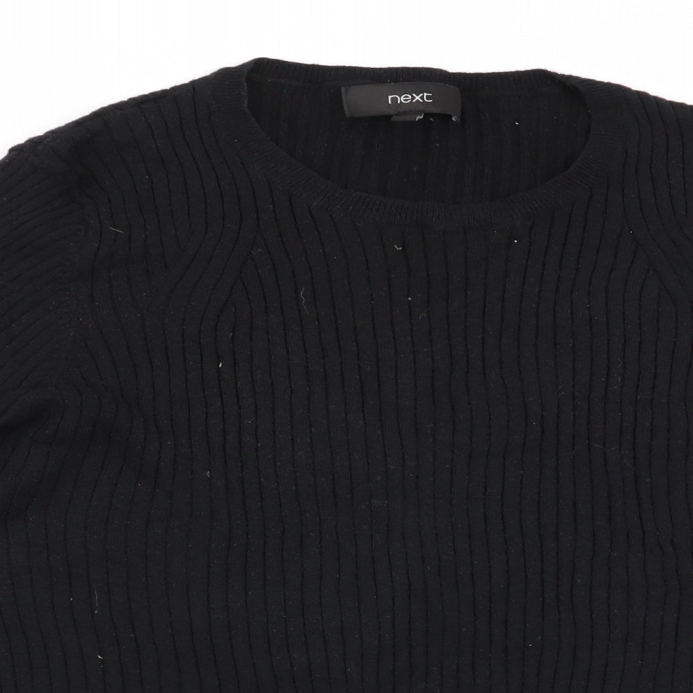 NEXT Womens Black   Pullover Jumper Size 18  - Skinny Rib