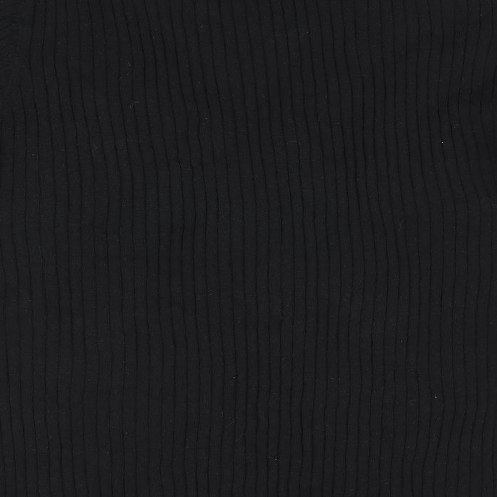 NEXT Womens Black   Pullover Jumper Size 18  - Skinny Rib