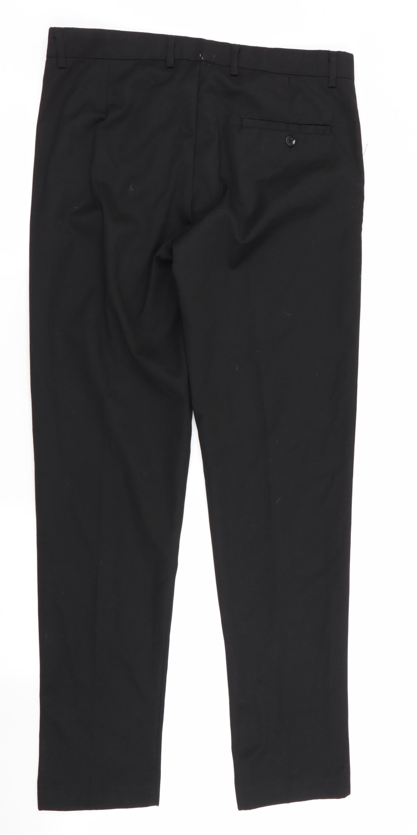 Preworn Mens Black   Trousers  Size 36 L33 in