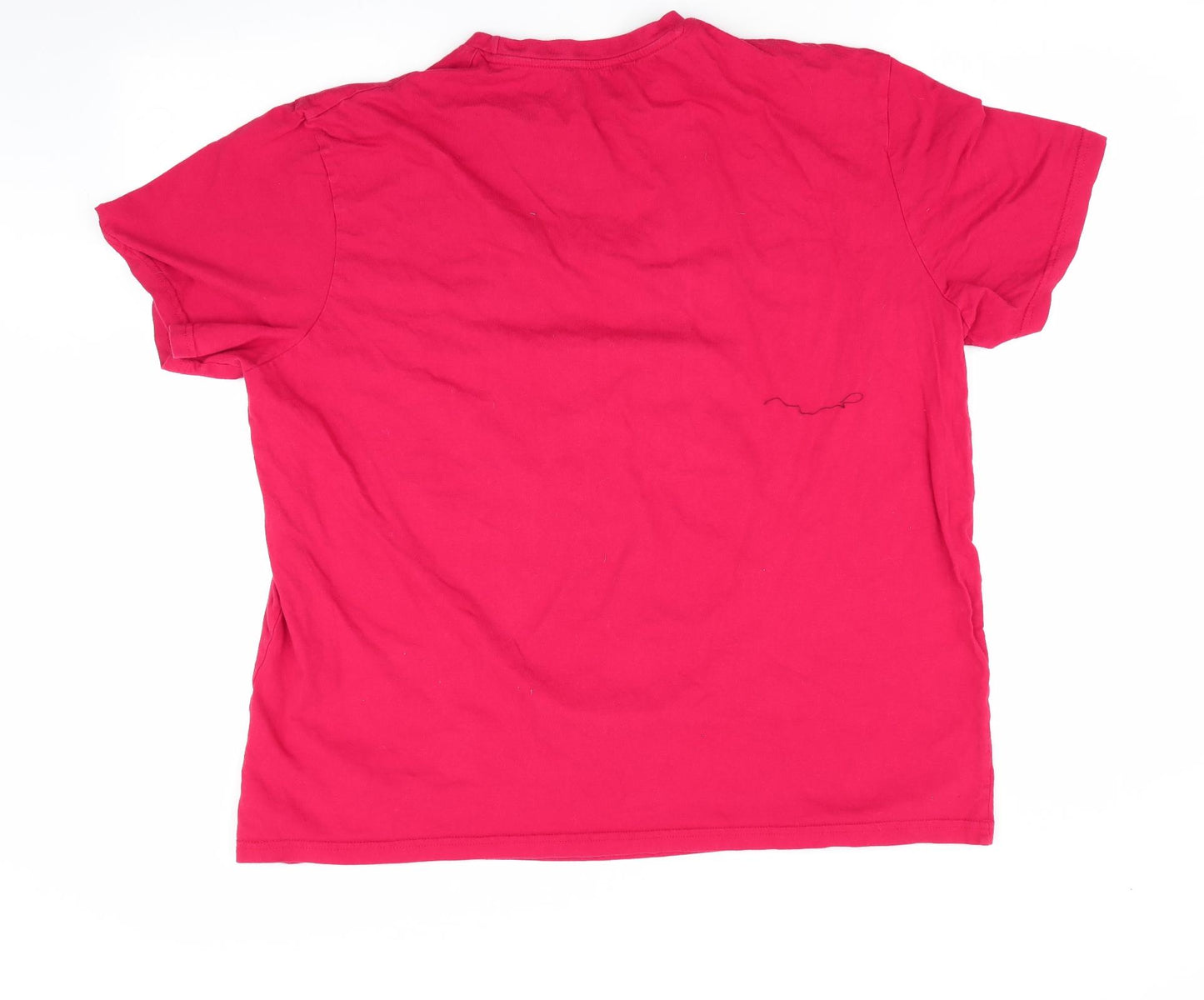 Disney Mens Red    T-Shirt   - Current Mood - Grumpy
