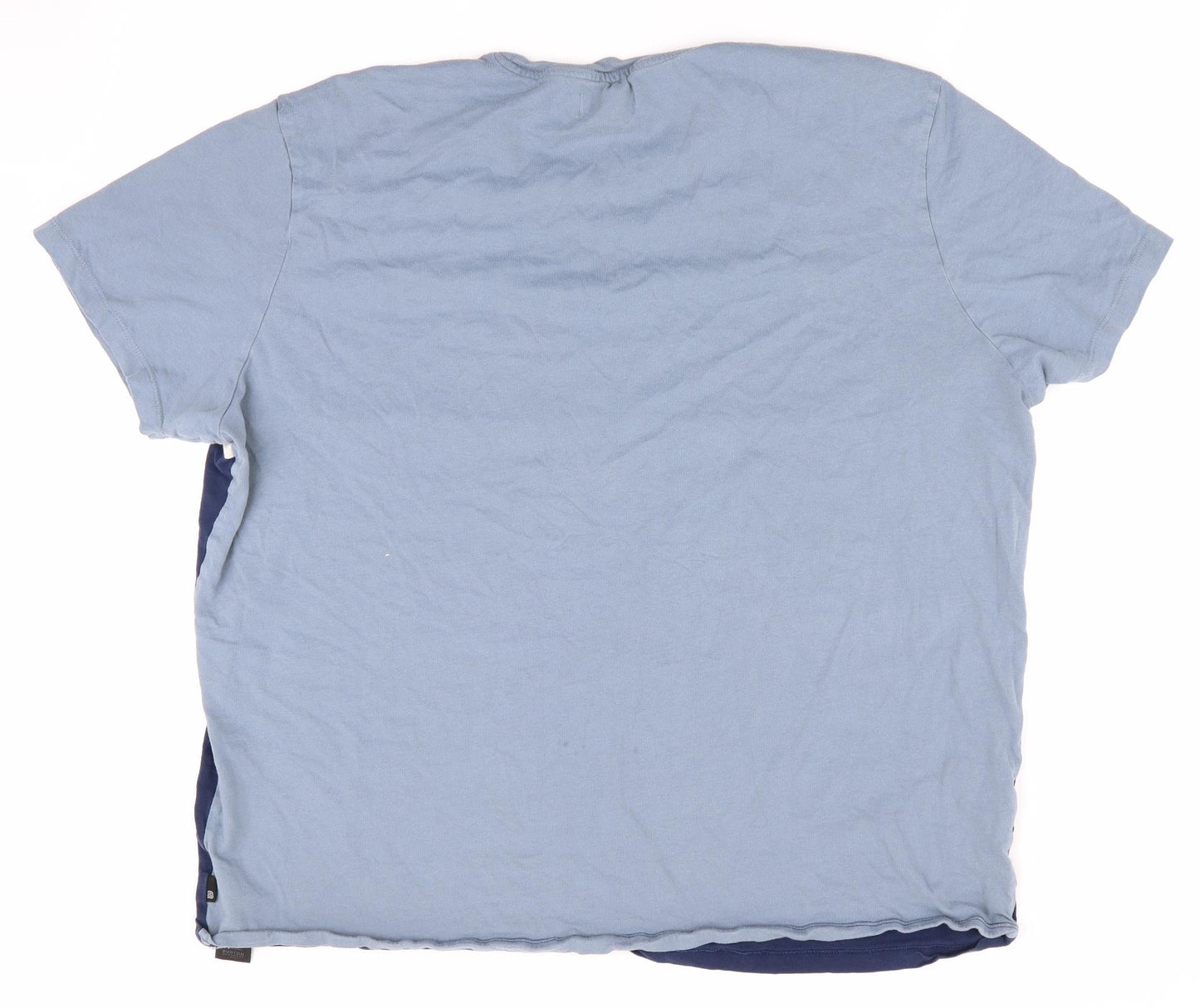 Burton Mens Blue Colourblock   T-Shirt Size XL