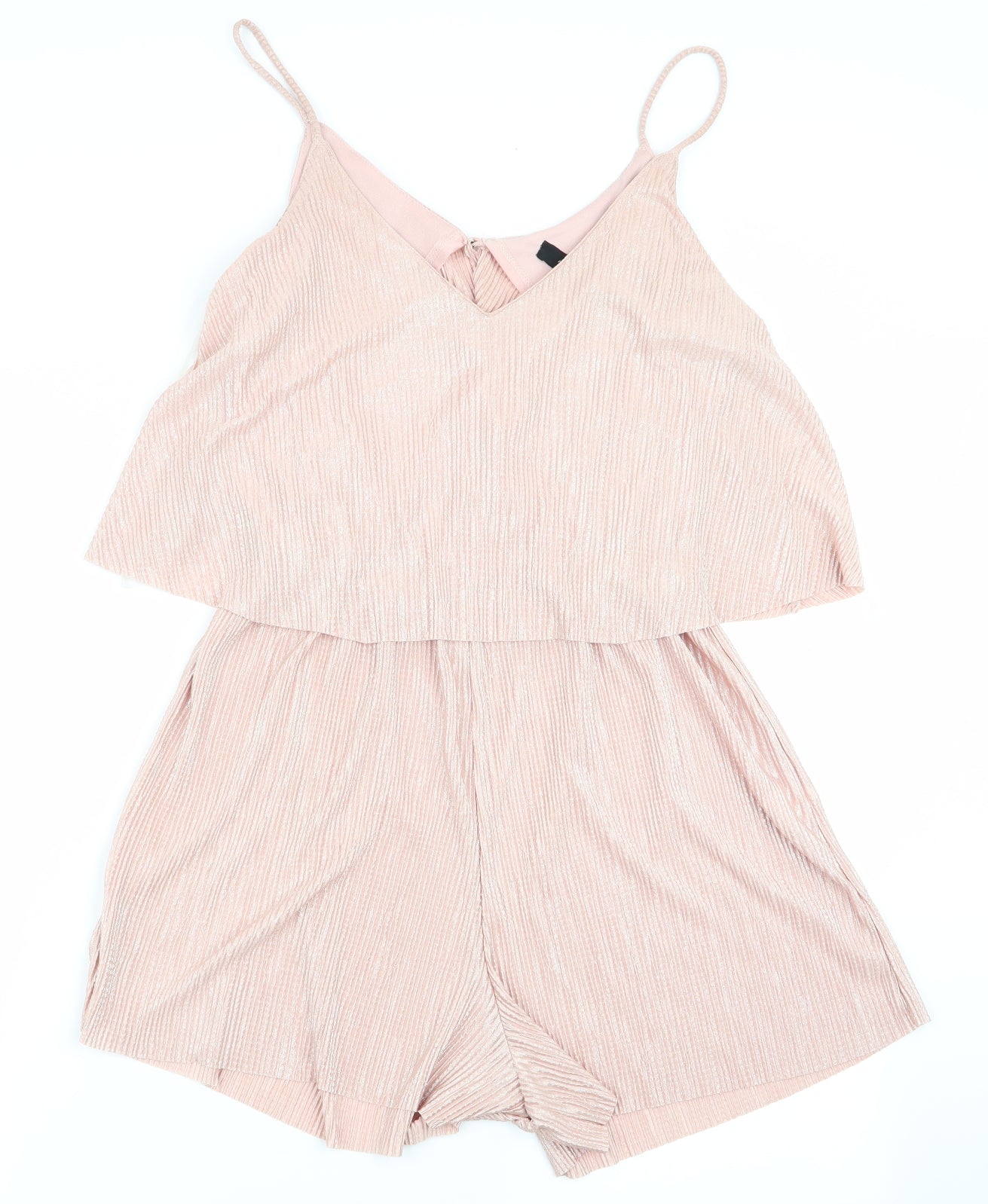 Atmosphere Womens Pink   Playsuit One-Piece Size 10 L3 in - Subtle shimmer effect  Peach