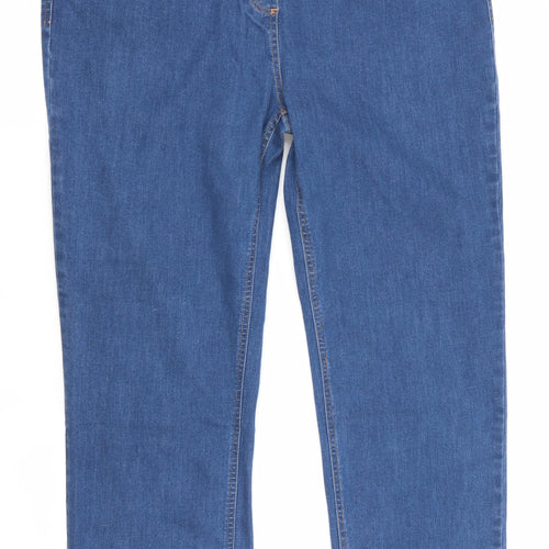 Cotton Traders Womens Blue   Jegging Jeans Size 20 L27 in