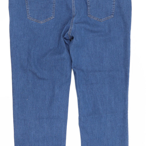 Cotton Traders Womens Blue   Jegging Jeans Size 20 L27 in
