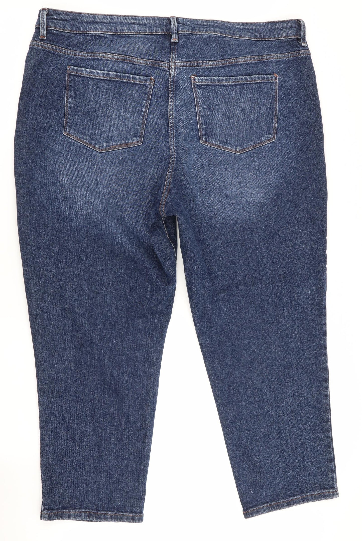 Papaya Denim Womens Blue   Cropped Jeans Size 20 L25 in