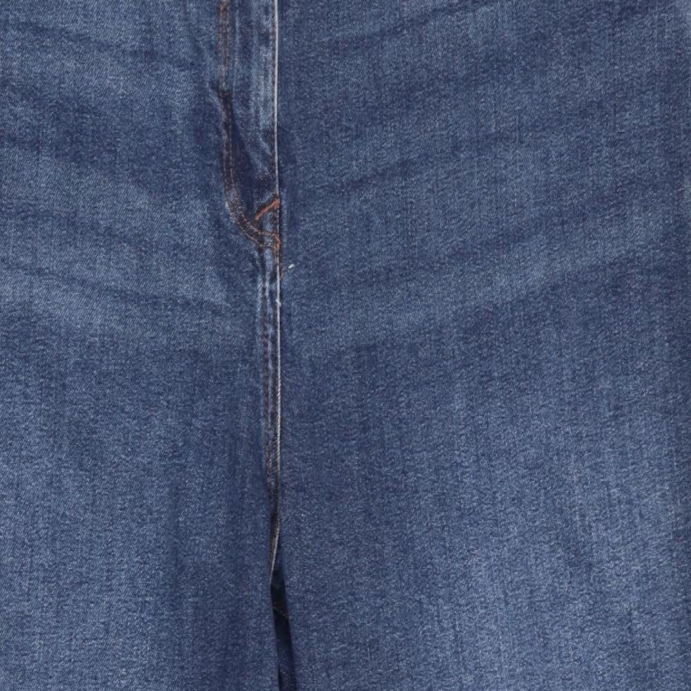 Papaya Denim Womens Blue   Cropped Jeans Size 20 L25 in