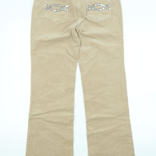 TU Womens Beige   Chino Trousers Size 12 L29 in