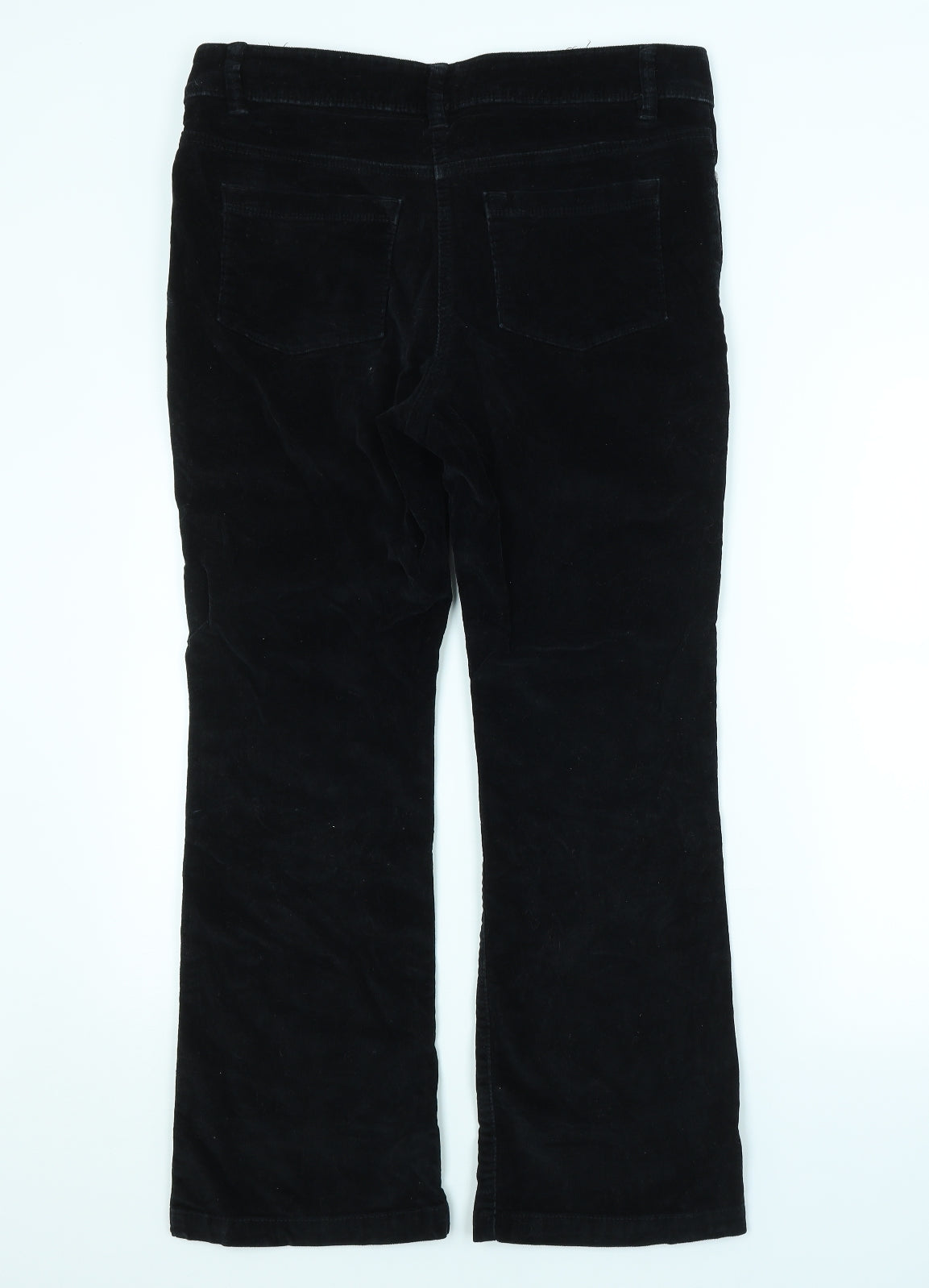 TU Womens Black   Chino Trousers Size 12 L29 in