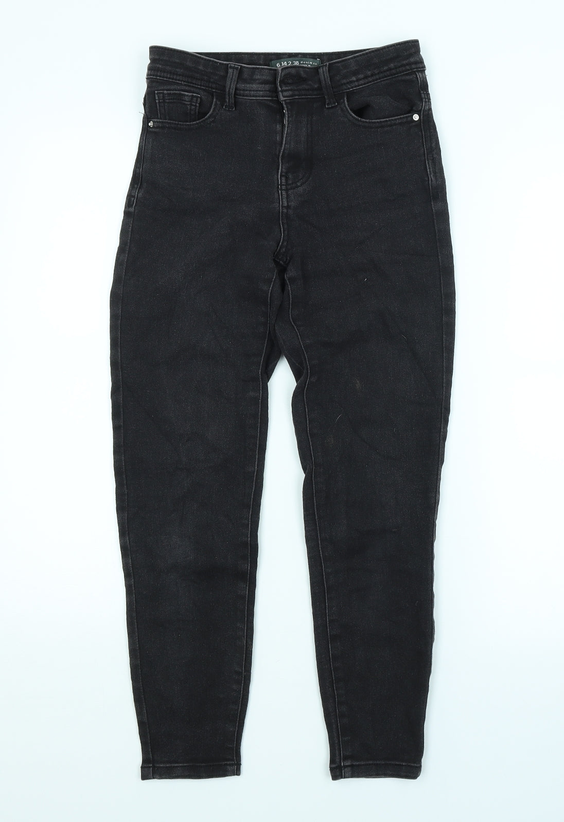Primark Womens Grey   Skinny Jeans Size 6 L26 in