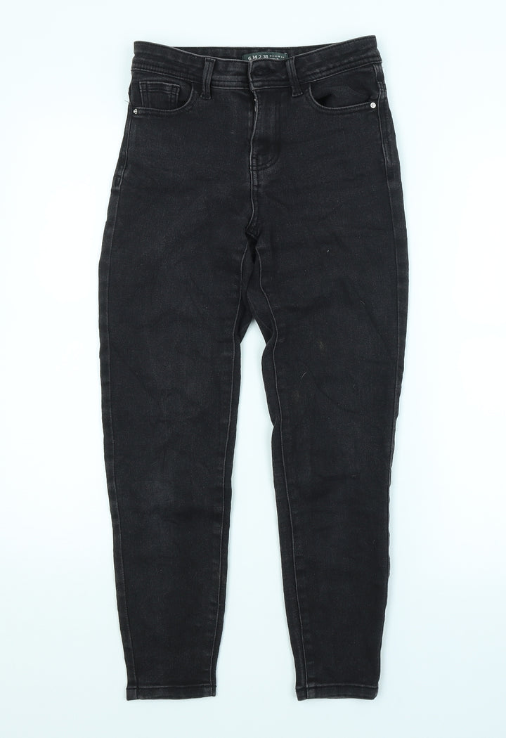 Primark Womens Grey Skinny Jeans Size 6 L26 in