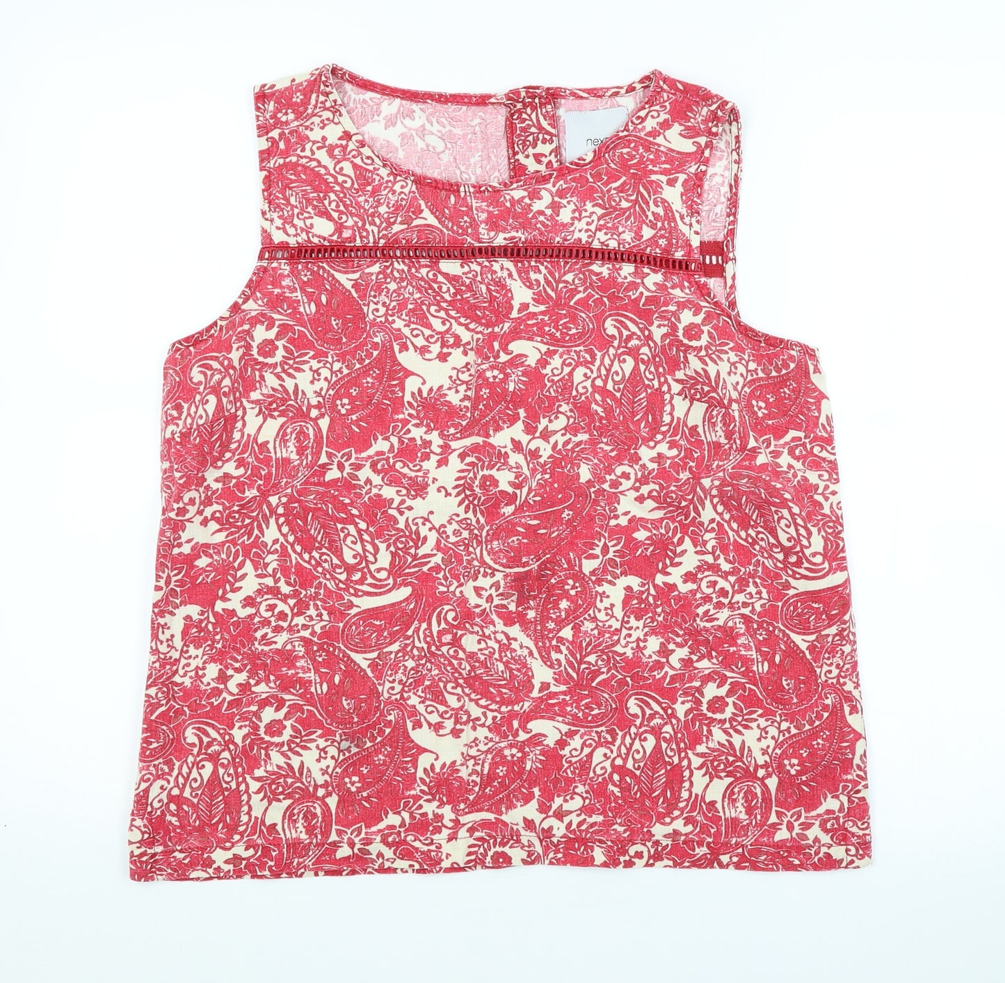 NEXT Womens Pink Paisley  Basic Blouse Size 12