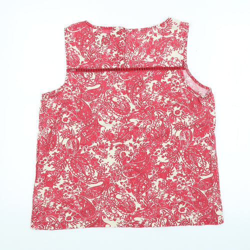 NEXT Womens Pink Paisley  Basic Blouse Size 12