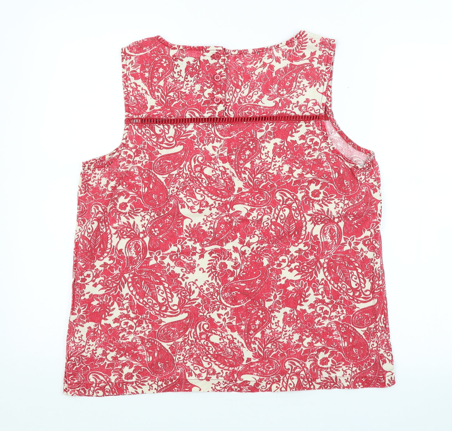 NEXT Womens Pink Paisley  Basic Blouse Size 12