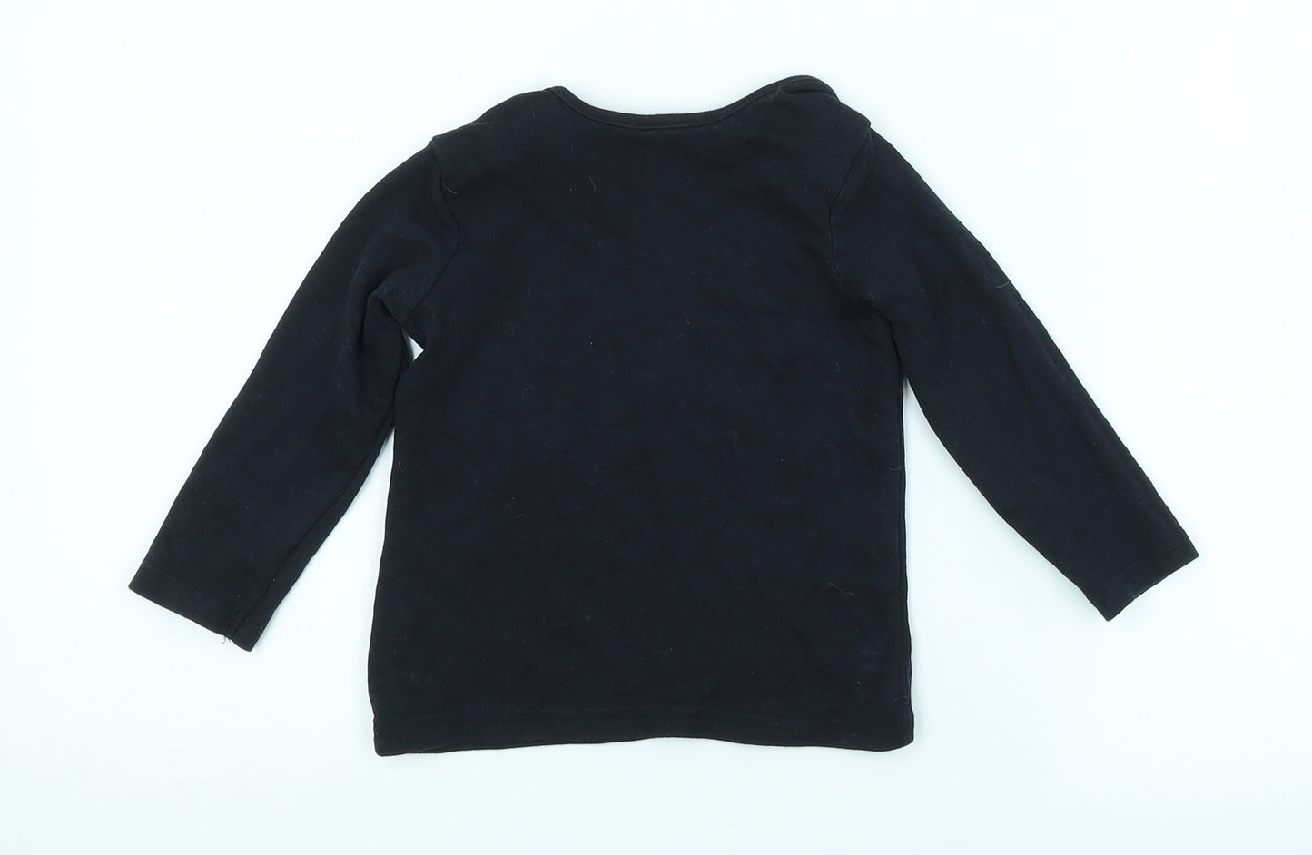George Baby Black   Basic T-Shirt Size 18-24 Months  - COSY