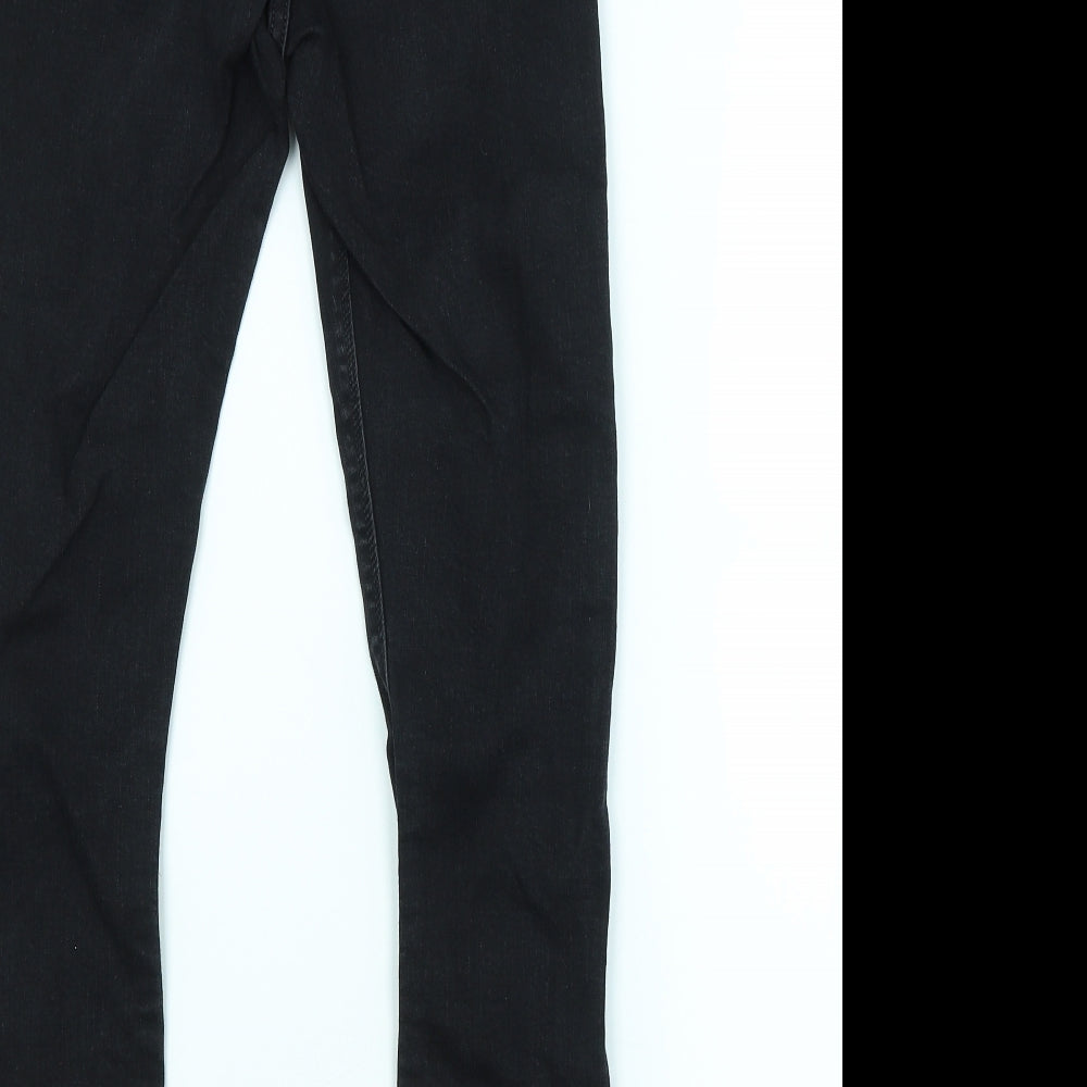 Topshop Womens Black   Skinny Jeans Size 28 in L32 in