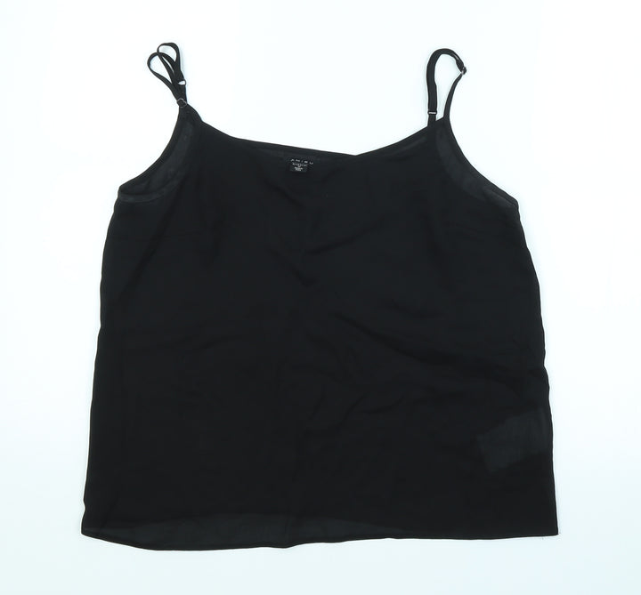 Amisu Womens Black   Basic Tank Size M