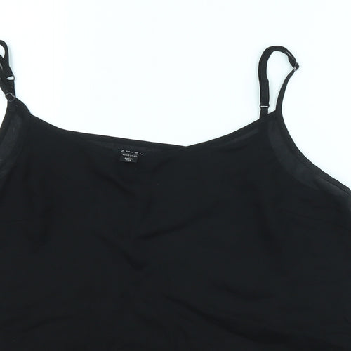 Amisu Womens Black   Basic Tank Size M