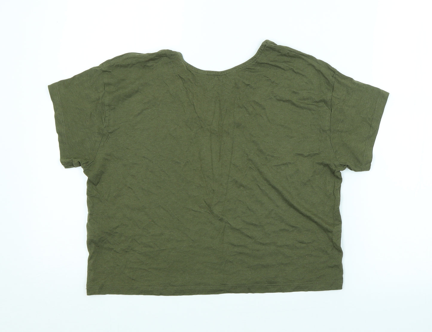 New Look Girls Green   Cropped T-Shirt Size 12-13 Years